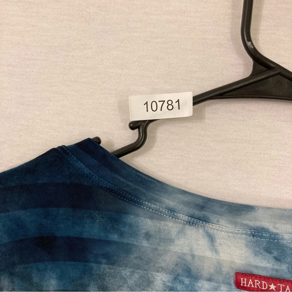 Hard Tail Blue Tie Dye Stretch Ultra Soft Relaxed Fit Top Small - Picture 10 of 10